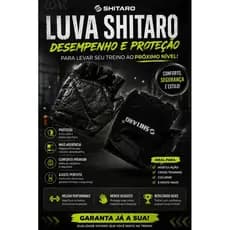 Luva ciclista Shitaro - Meio dedo