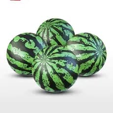 Bola Melancia Infantil  – Bola Colorida para Brincar | Bola de Borracha Resistente | Diversão para Crianças