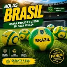 Bola de Futebol Seleção Brasileira Alta Costura Futebol Campo Treino Lazer