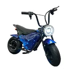 Mini Moto Elétrica Infantil 6,5 250w 60kg 21km/h Com Led Freio a disco
