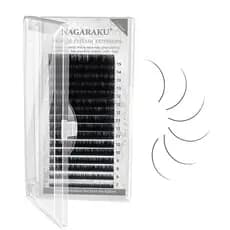 kit 3 Cílios Nagaraku Fio a Fio Clássico e Volume Bandeja Mix
