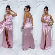 vestidos femenino longo de festa elegantes casual para formaturas casamentos ten siper bojo