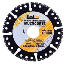 Disco Diamantado Corta Tudo 4.1/2 Serra Circular Multicorte