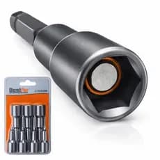 Soquete Sextavado Magnético 5/16x65mm Kit 5 Pçs Ponteira Bit