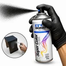 Tinta Spray Preto Fosco Tekbond Uso Geral 350ml Multiuso