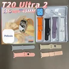 Smartwatch T20 Ultra Series 9 Ultra Calculadora Cardíaca Monitoramento Da Frequência Relógio Inteligente