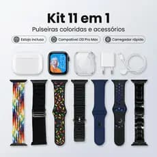 i30 pro max Smartwatch Com Fones De i13 Ouvido 11 Em 1/Conexão dual do sistema Bluetooth