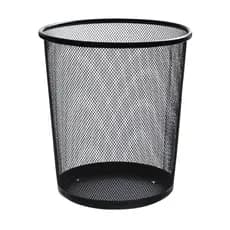Lixeira Metal Aramado Cesto de lixo Redonda Para Escritorio Casa Quarto 10L