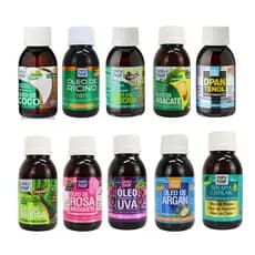 Óleo Capilar NatuHair 60ml | Crescimento, Hidratação, Brilho e Nutrição | Escolha o Seu