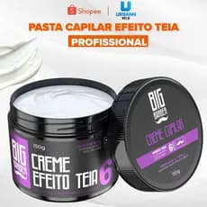 Creme Capilar Efeito Teia Big Barber 150g Level 6 Profissional