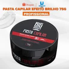 Pasta Capilar Big Barber 75g Level 5 Efeito Extra Forte Profissional