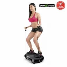 Plataforma Vibratória Fitness Bluetooth Controle Aparelho de Exercícios Emagrecimento Tonificação