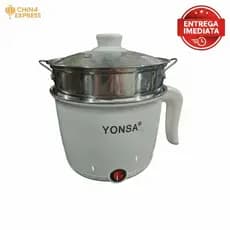 Panela Chaleira Eletrica a Vapor Cozinha Legumes Cuzcuz Arroz 1L 600w Bivolt