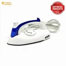 Ferro de Passar a Vapor Portátil 110v 800W – Viagem – Alça Dobrável – Antiaderente