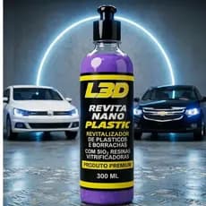 Revitalizador de Plásticos e Borrachas L3D - Proteção Total (Interna, Externa e Pneus)