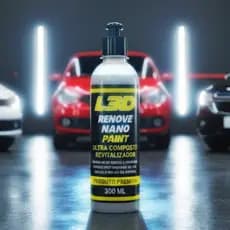 Cera Automotiva Nano L3D com SiO₂ – Revitalizadora de Pintura, Brilho Intenso e Proteção Duradoura