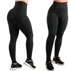 Calça Legging Suplex Feminina Flanelada Grossa pelucia por dentro