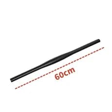 Guidão de Reto Bike NIPARTE 31,8mmx600mm de Aço Cor Preto Para Bicicleta