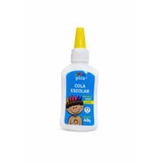 Cola Escolar Branca 40g Não Tóxica Lavável – Ideal para Escola e Trabalhos
