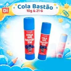 Cola Bastão Escolar FUTURO BRA 10g ou 21g – Não Tóxica Lavável – Unidade
