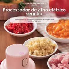 Processador de Alimentos Elétrico  Papa para Bebé Cortador Triturador Legumes
