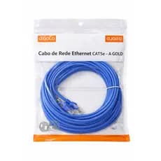 Cabo de Rede Rj45 20 Metros CAT6E Ethernet 10M 15M Azul
