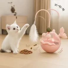 Brinquedo Interativo e Durável para Gatos – Diversão, Exercício e Alívio do Estresse 😺