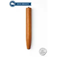 Kit com 4 Pés Palito para Móveis 30cm Madeira Maciça • Rosca M8 • Ideal para Sofá Rack e Aparador ✨