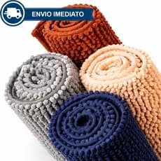 🛁 Tapete de Banheiro Antiderrapante Bolinha | Macio e Alta Absorção