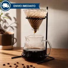 Suporte para Coador de Café Individual Preto | Porta Filtro Café | Suporte Café Manual Resistente
