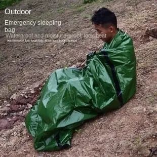 Saco de dormir de primeiros socorros para acampamento ao ar livre Saco de dormir quente de emergência à prova d'água à p