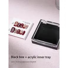 Novo engrossado manicure Wearable manicure funciona caixa de exibição kit de ferramentas modelo armazenamento transparen