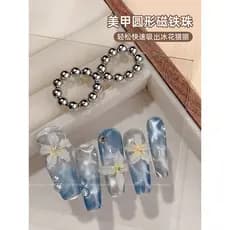 Ferramenta de manicure contas magnéticas redondas 2026 novo estilo poderoso multifuncional ímã pedra ondulação de água o