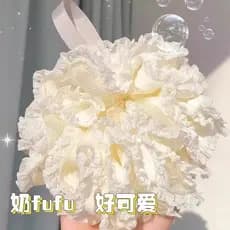Bola de banho de renda grande novo estilo bola de flor de banho Super macia não solta flores durável bolha bola banho fe