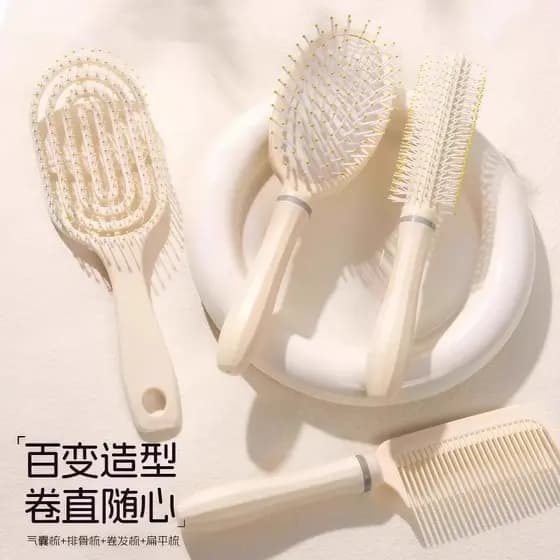 Almofada de ar pente conjunto pente senhoras cabelo longo dedicado cabelo macio alta crânio costelas pente Curling pente
