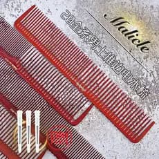 Jinda pente de baquelite artesanal, pente especial para salão de cabeleireiro, pente de cabelo masculino, pente plano, s