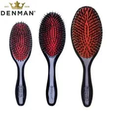 Britânico Denman Denman D81 Almofada de ar Pente de cerdas fofas Coroa Senhoras Cabelo enrolado Pente de maquiagem notur