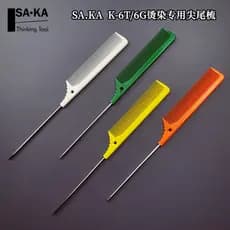 Japão japão SAKA Kashaka K-6T pente de cabeleireiro profissional cabeleireiro agulha de aço apontou cauda pente K-6G dis