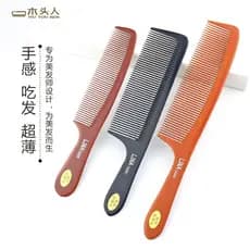Pente de corte de cabelo profissional Anti-estático Ultra-fino pente plano baquelite pente de corte de cabelo salão de c