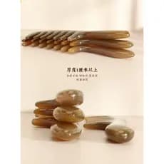 Pente de chifre grande dente largo encaracolado cabelo Perm pente engrossado longo curto três tamanhos opcional casa par