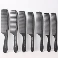 Pente de cabeça plana masculino Ultra-fino pente de corte de cabelo profissional pente de cabelo Push cabelo Apple pente
