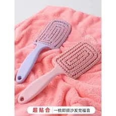 Pente de costelas de cabelo fofo para mulheres, pente de costelas de cabelo encaracolado, pente grande curvo, pente de m