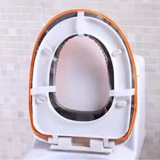Almofada do toalete engrossado capa de almofada lavável pelúcia bonito casa à prova dwaterproof água Universal capa toal