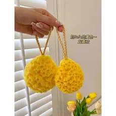 Japonês favo de mel bola de banho High-End Super macio esponja crianças bonito banho espuma banho flor feminino esfregan