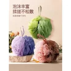 Bola de banho flor de banho High-End não solto tamanho grande banho crianças toalha de banho bolha espuma feminino toalh