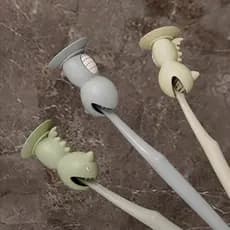 Capa de armazenamento de escova de dentes portátil suporte de escova de dentes de viagem ventosa capa protetora caixa de