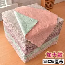 Absorver água antiaderente óleo pano prato cozinha dedicado engrossado sem fiapos limpar mesa mão esfregão toalha de lim