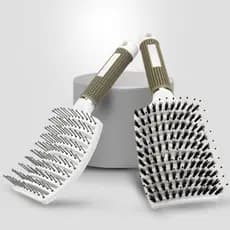 Masculino curvo grande pente curvo grande volta costelas de reposição pente fofo estilo Curling pente feminino doméstico