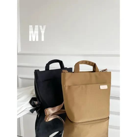 Meu novo estilo Casual lona Commuter saco estilo japonês bolsa simples All-Match ombro mensageiro saco nicho Design esti
