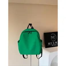 MY Air Feel Estilo Coreano Mochila Multi-bolso Grande Capacidade Commuter Mochila Simples Casual Bolsa Escolar Mochila